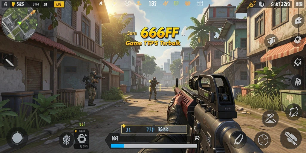 Tampilan gameplay seru dan dinamis dari 666FF.