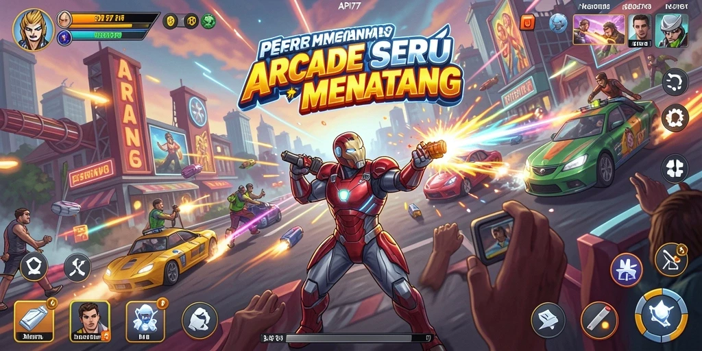 Tampilan gameplay seru dan menantang dari API77.