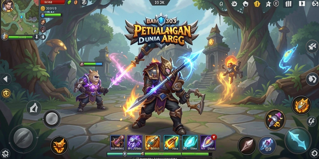 Tampilan gameplay BAIM303 yang mendebarkan dalam petualangan ARPG.