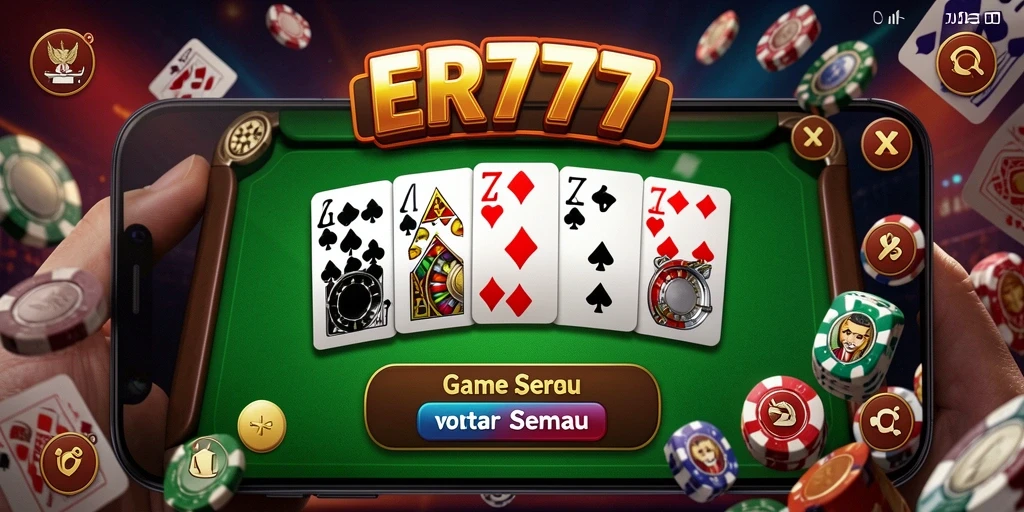 Tampilan gameplay seru dan interaktif di ER777.
