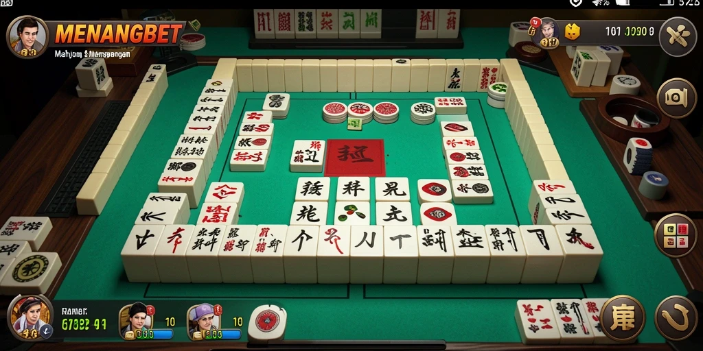 Tampilan gameplay Mahjong yang menyenangkan dan mengasyikkan.