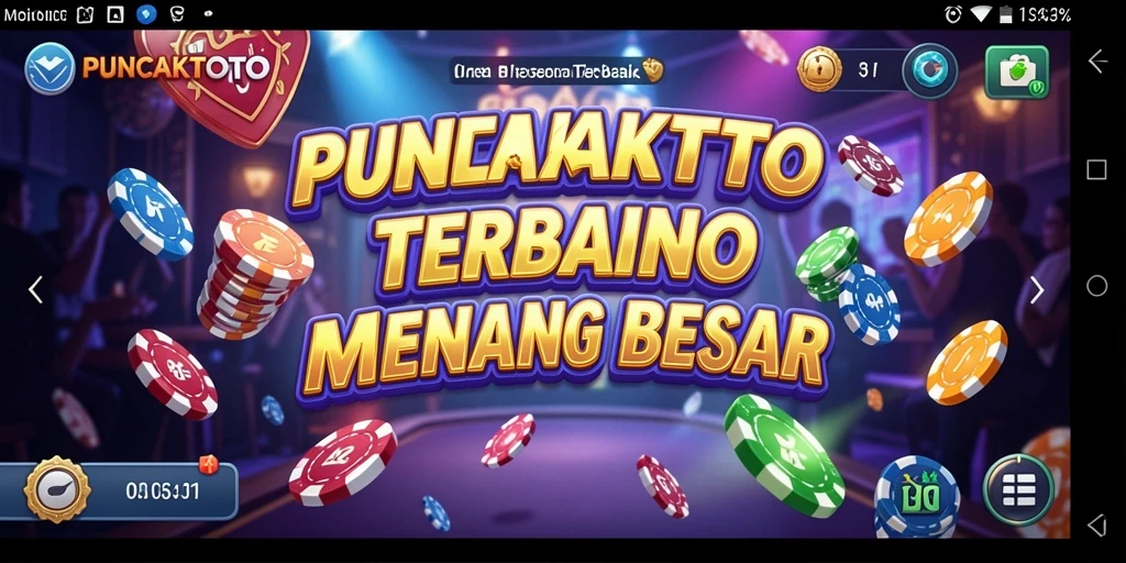 Screenshot PUNCAKTOTO menampilkan gameplay Kasino yang menegangkan.