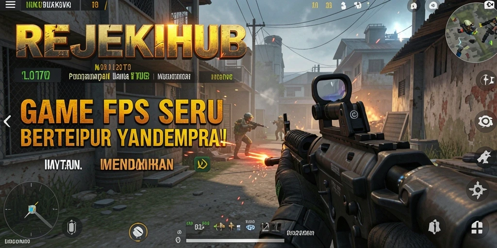 Gameplay mendebarkan dalam REJEKIHUB yang menampilkan aksi tempur intens.