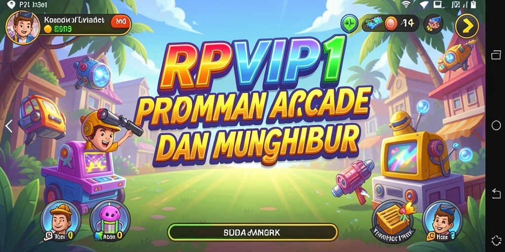 Tampilan gameplay menegangkan dalam RPVIP1 yang penuh warna.