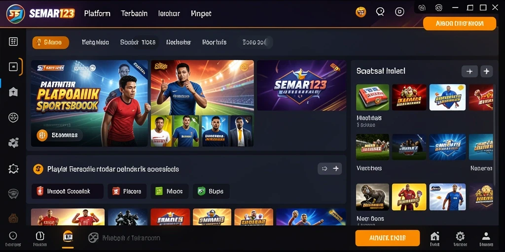 Tampilan antarmuka SEMAR123 yang memukau dengan pilihan taruhan.