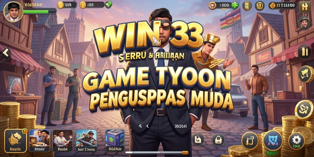 Tampilan gameplay WIN33 yang menarik dan penuh warna.